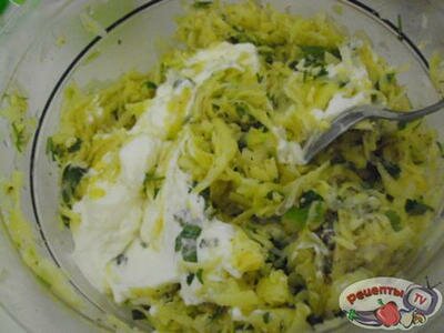 Картофельно-кабачковые оладьи Картофельно-кабачковые оладьи
