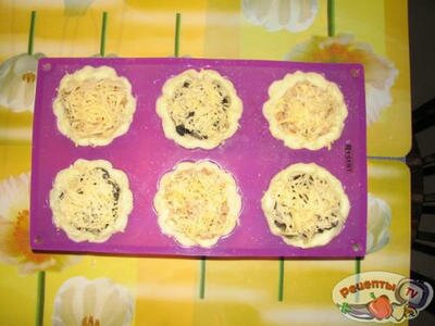 Картофельные тарталетки с грибами Картофельные тарталетки с грибами