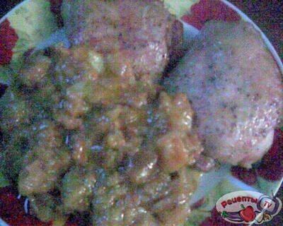 Нежный соус с кабачками и яблоками Нежный соус с кабачками и яблоками