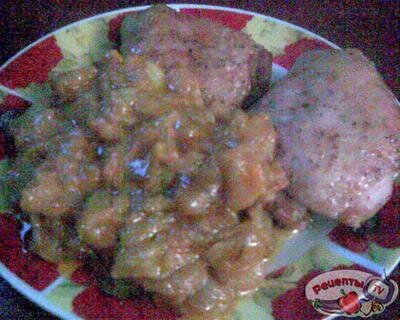 Нежный соус с кабачками и яблоками Нежный соус с кабачками и яблоками