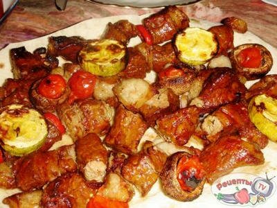 Шашлык из печени Шашлык из печени
