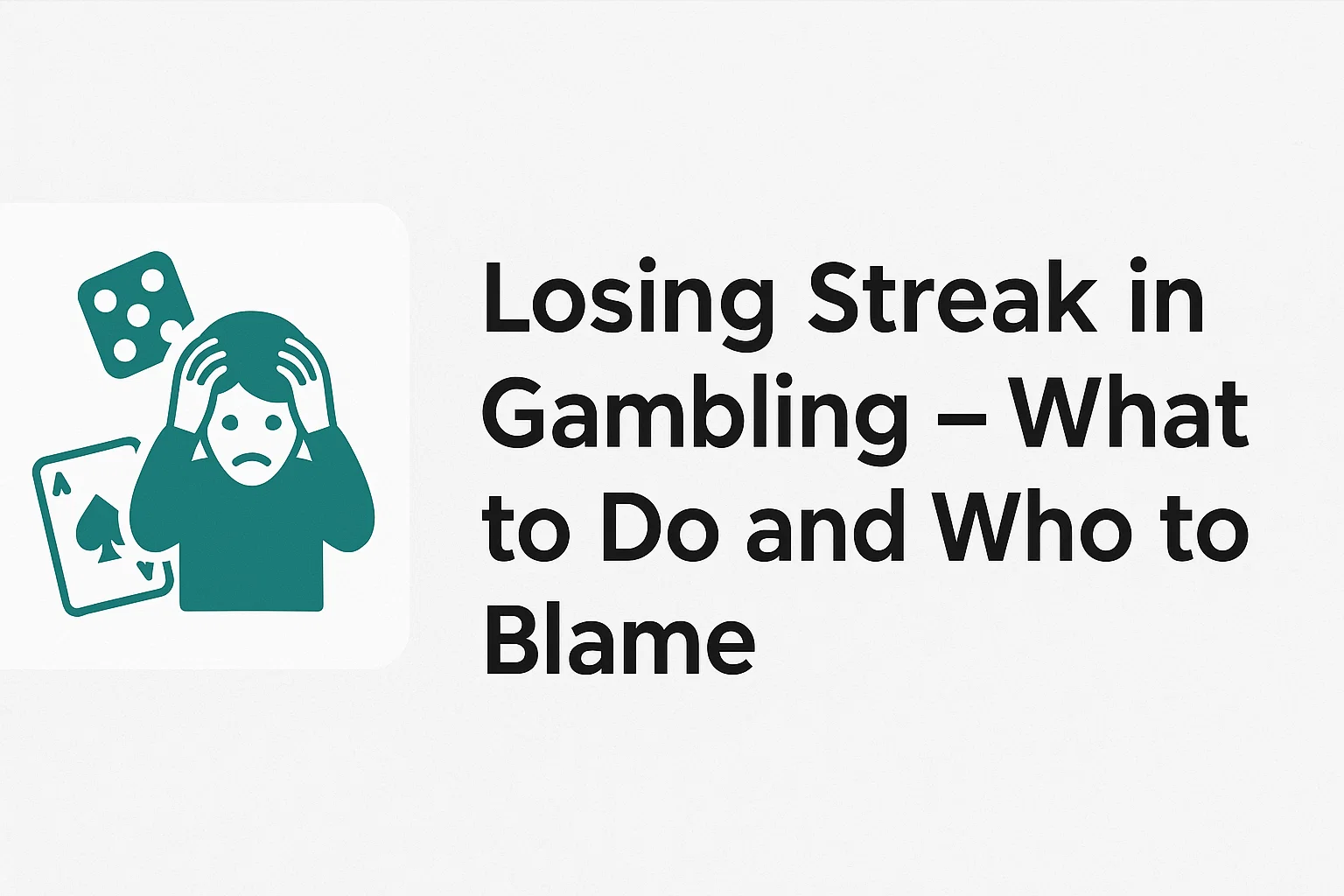 Losing Streak in Gambling  What to Do and Who to Blame