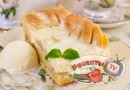 Яблочный пирог со сметанным кремом - видео рецепт
