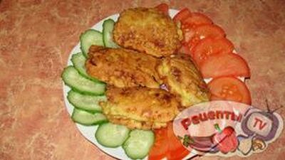 Отбивные с бананом и сыром Отбивные с бананом и сыром