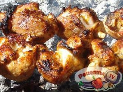 Шашлык из курицы в восточном маринаде